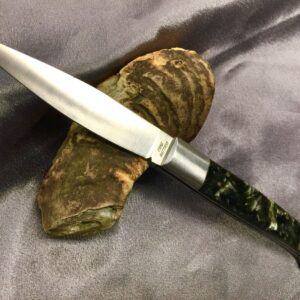 Coltello lametta innesto artigianale manico in corno – La Bottega